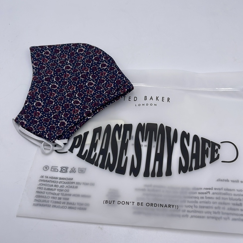 Floral Blue and Red Fabric Doorstop TED BAKER LONDON Reversible Reusable
NWT - Picture 3 of 15